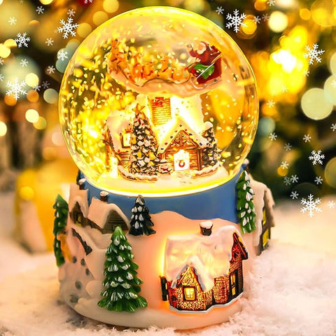 Musical Christmas Snow Globe