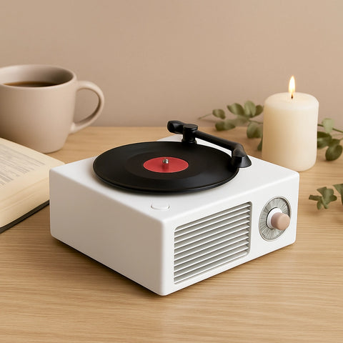 Vintage Vinyl Bluetooth Speaker