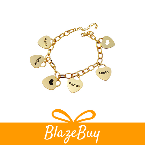 HeartCharm™ Personalized Bracelet