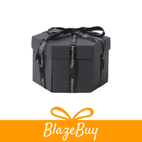 Black Explosion Photo Box