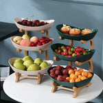 Three-Tier Fruit Bowl Stand
