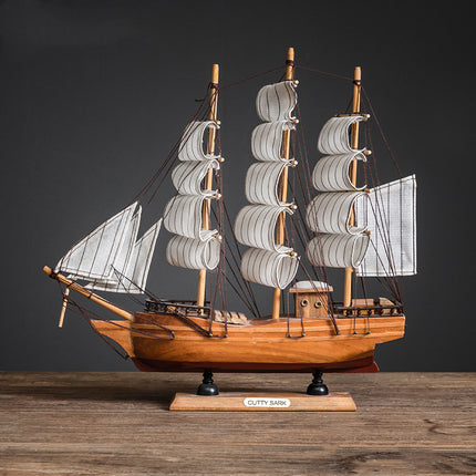 SeaCraft™ Wooden Sailboat