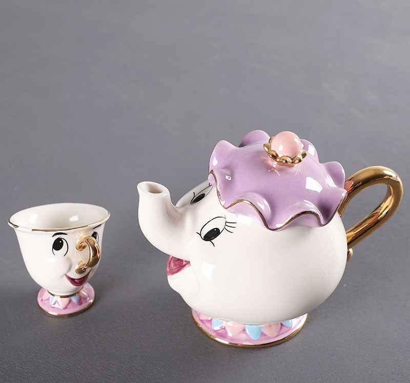 Beauty and Beast Teapot Set