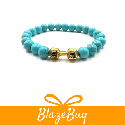 StoneFit™ Beaded Dumbbell Bracelet