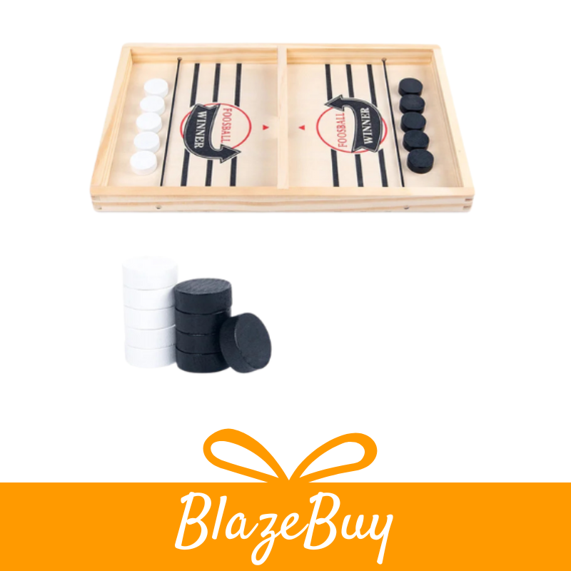 Wooden Sling Puck Game