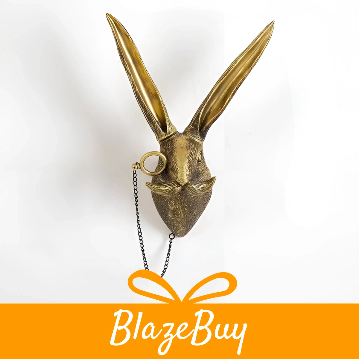 Gold Animal Wall Sculpture Set