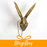 Gold Animal Wall Sculpture Set