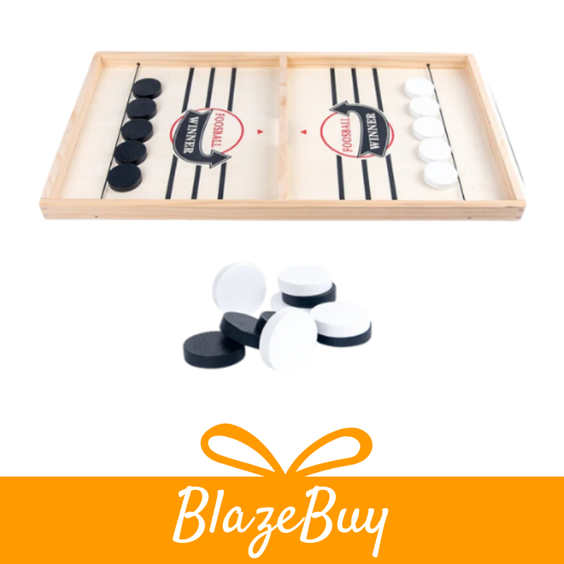 Wooden Sling Puck Game