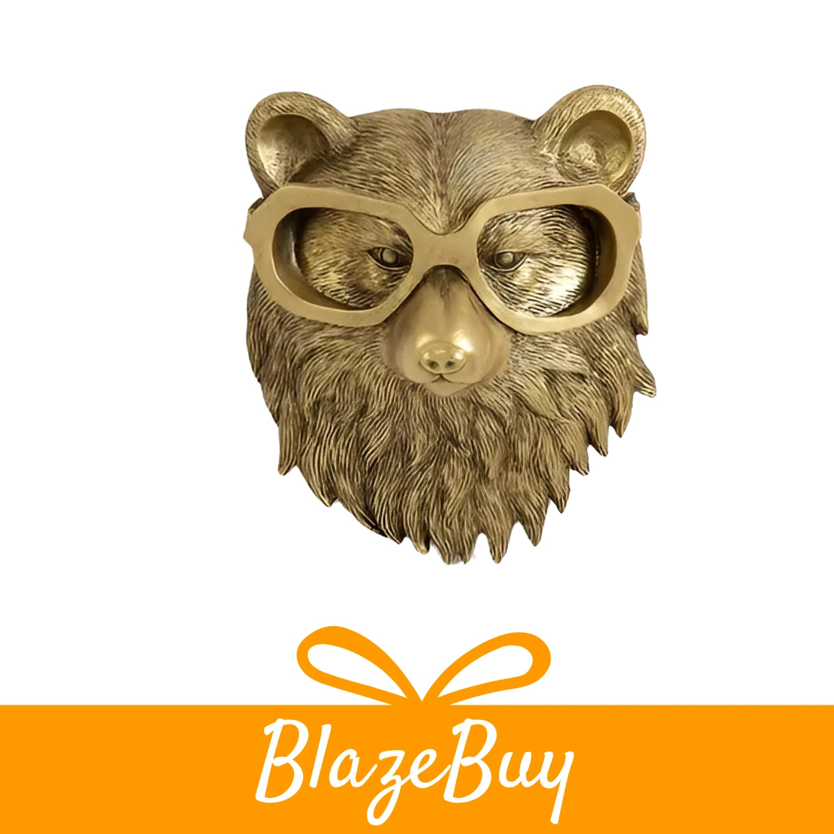 Gold Animal Wall Sculpture Set