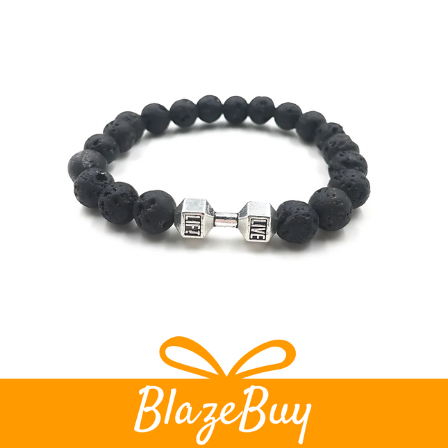 StoneFit™ Beaded Dumbbell Bracelet