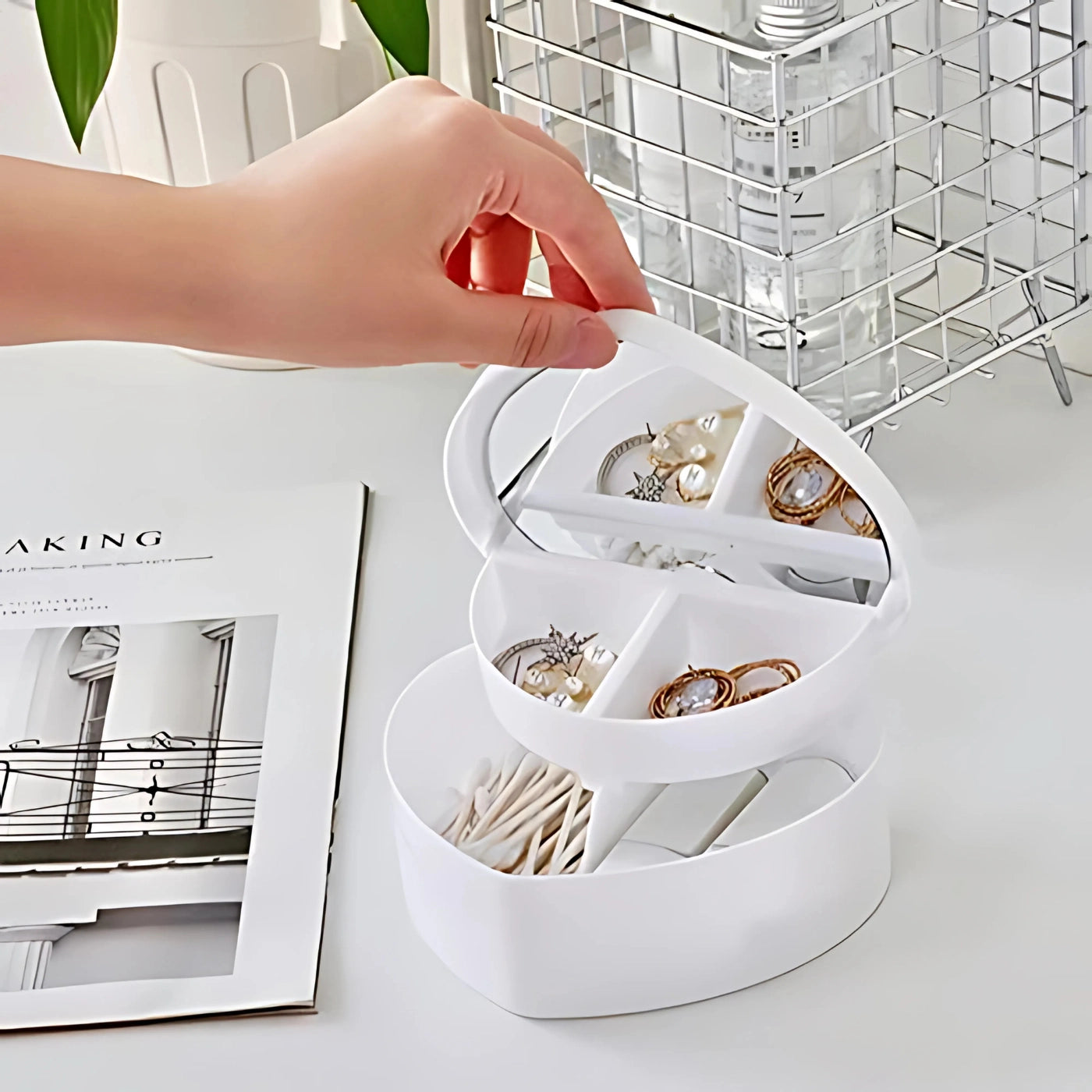 Heart Jewelry Organizer Set