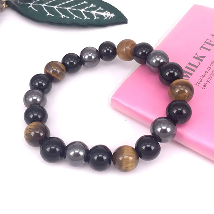 SoulGuard™ Obsidian & Tiger Eye Bracelet