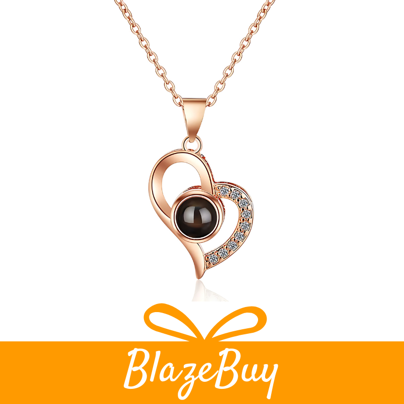 Heart Projection Memory Necklace