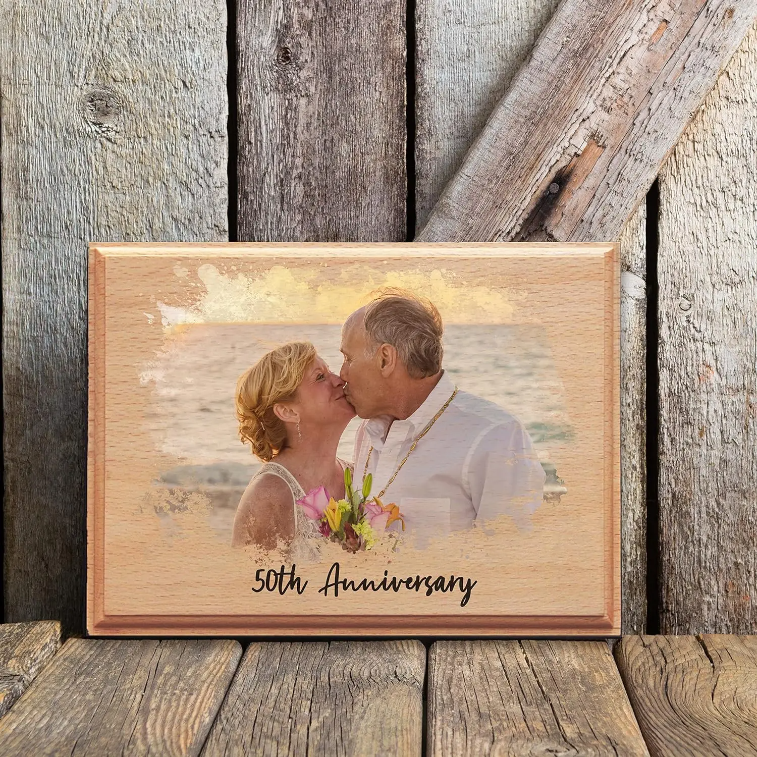 Custom™ Wooden Photo Frame