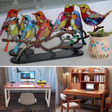 Colorful Birds Tabletop Ornament