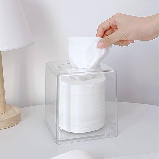 Clear Acrylic Tissue Box