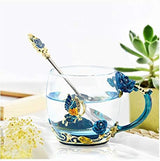 Enamel Glass Tea Mug Set