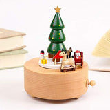 Wooden Christmas Music Box Collection