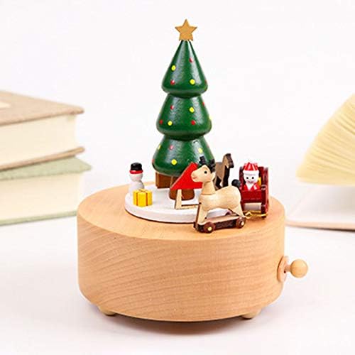 Wooden Christmas Music Box Collection