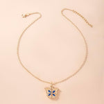 Butterfly Heart Locket Necklace