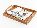 Hand-Woven Rattan Serving Tray