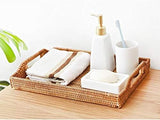 Hand-Woven Rattan Serving Tray