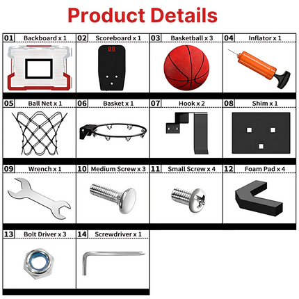 MiniHoop™ Basketball Set