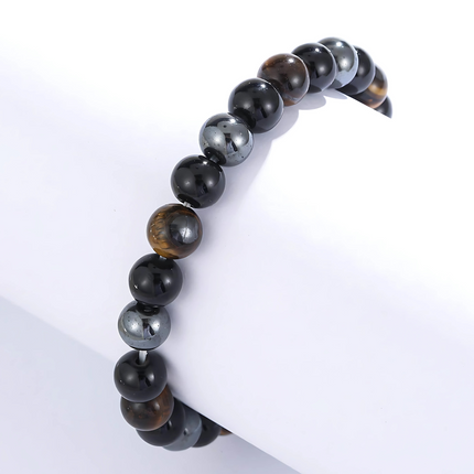 SoulGuard™ Obsidian & Tiger Eye Bracelet