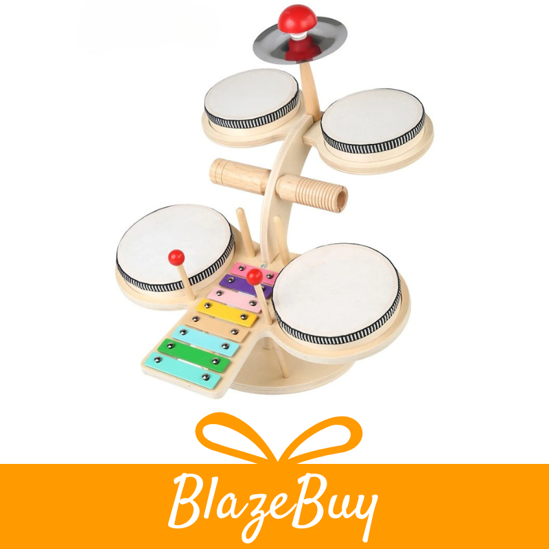 Wooden Kids Drum Collection