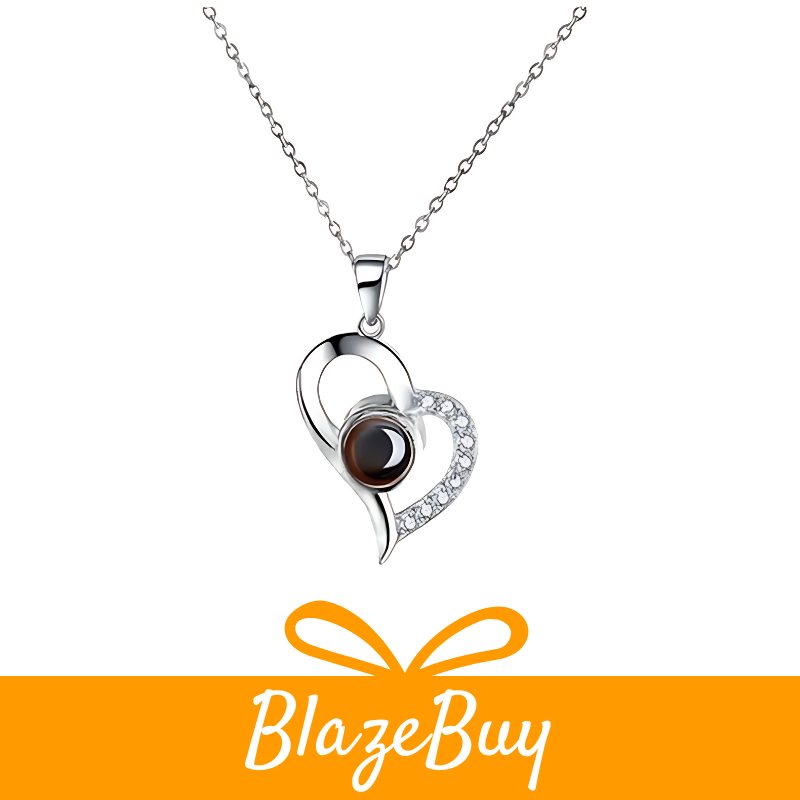 Heart Projection Memory Necklace