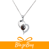 Heart Projection Memory Necklace