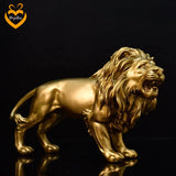 Majestic Lion Resin Sculpture