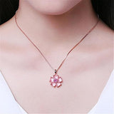Mother Daughter Heart Necklace