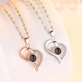 Heart Projection Memory Necklace