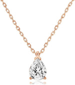 Radiant Teardrop Pendant Necklace