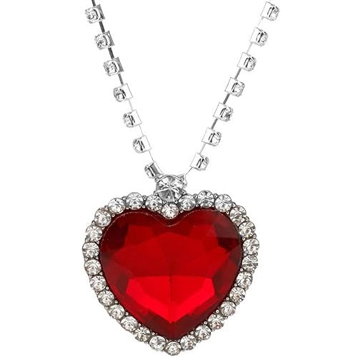 Ocean Heart Crystal Necklace