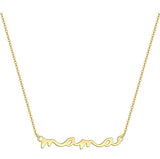 Gold Plated Mama Necklace