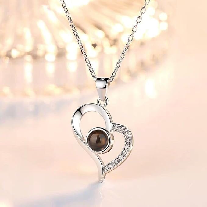 Heart Projection Memory Necklace