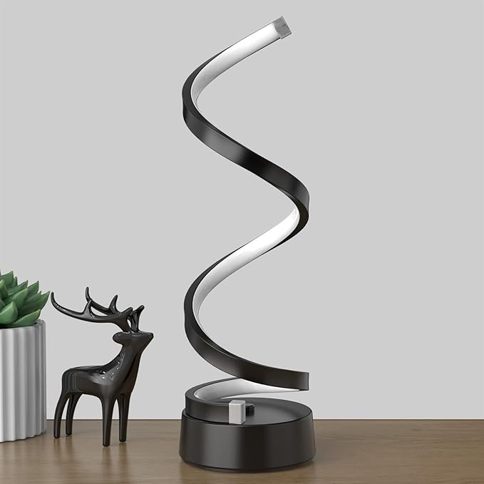 LENIVER Spiral Table Lamp