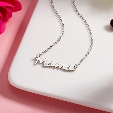 Mama Stainless Steel Necklace