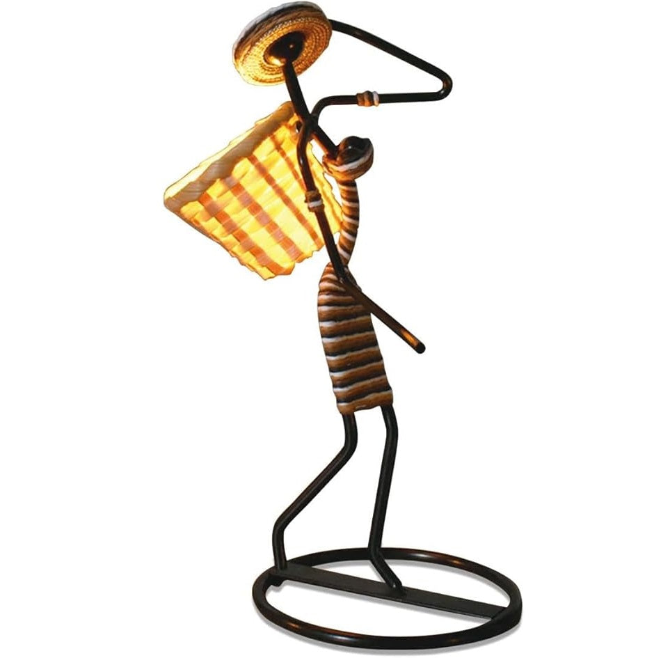 African Art Candle Holder