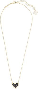 Kendra Scott Ari Heart Adjustable Length Pendant Necklace for Women, Fashion Jewelry