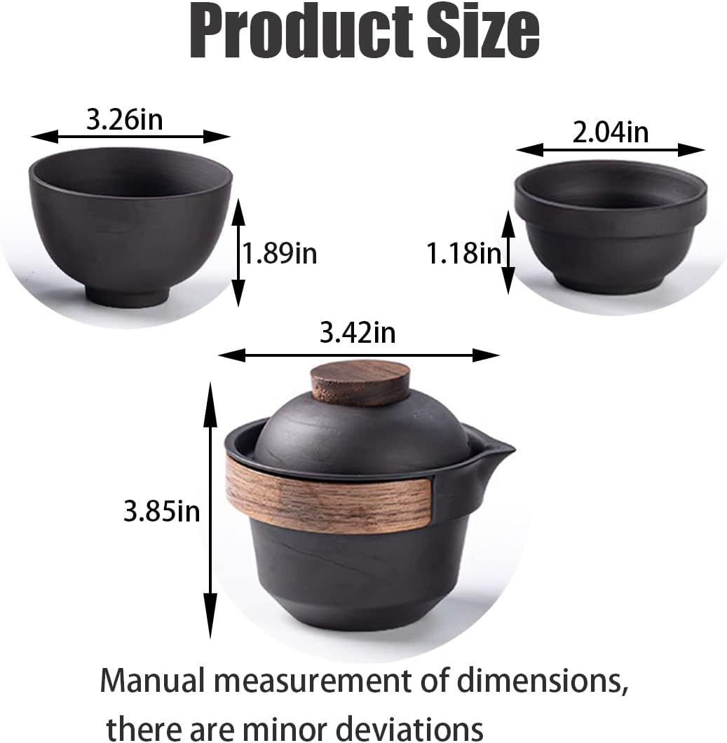 Portable Ceramic Gaiwan Tea Set