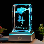 3D Crystal Light Sculpture