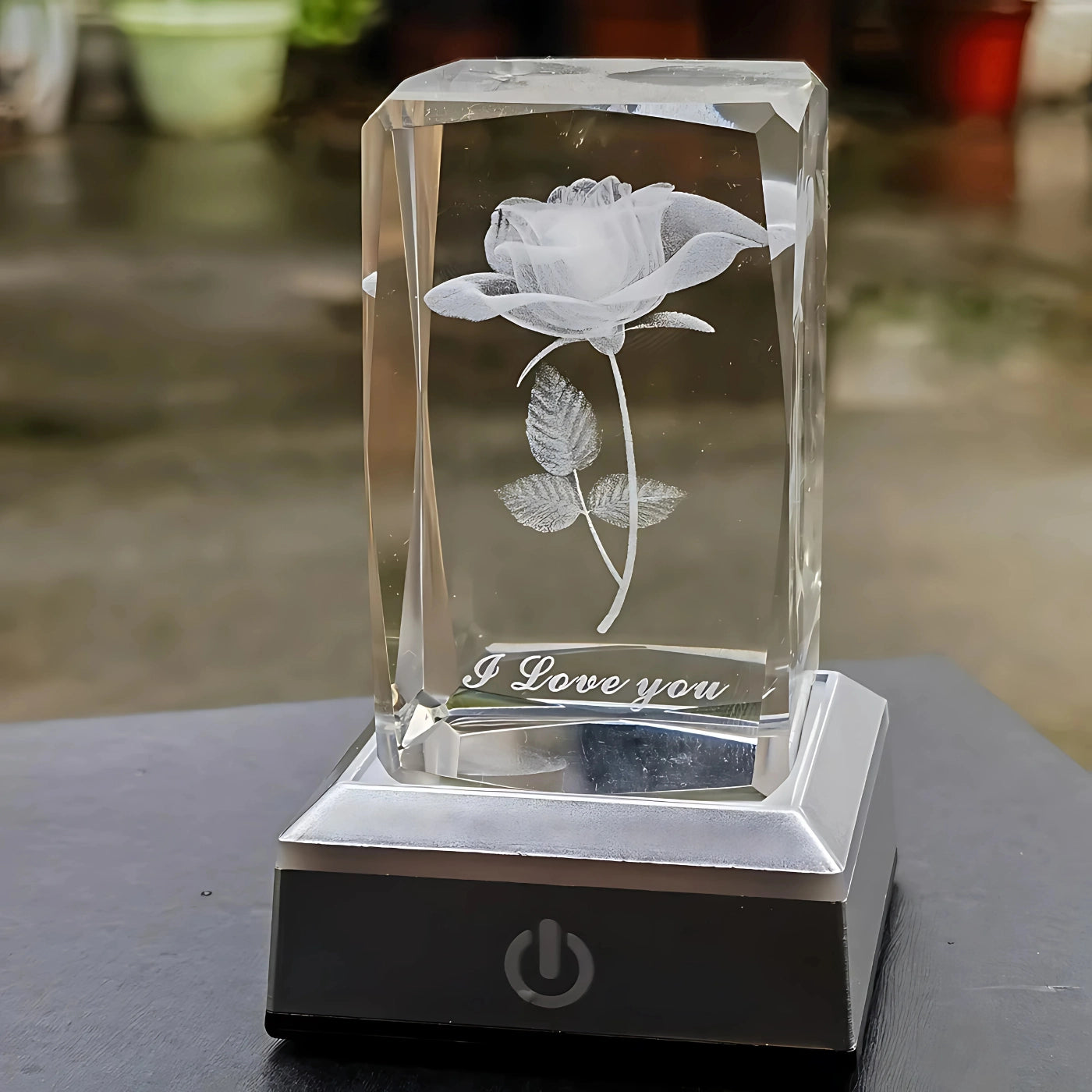 3D Crystal Light Sculpture