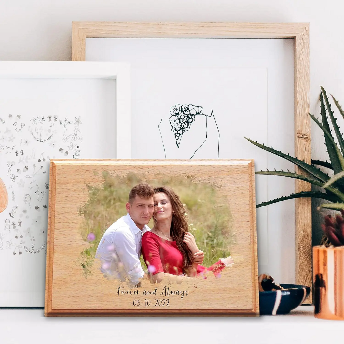 Custom™ Wooden Photo Frame