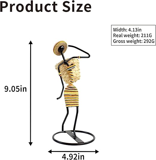 African Art Candle Holder