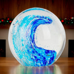 Ocean Wave Crystal Sphere