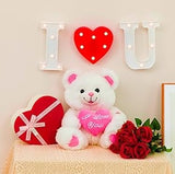 Blushing Love Teddy Bear