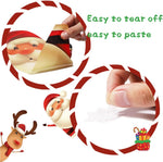 XIMISHOP - 82 calcomanías para ventana con diseño de Navidad, decoración navideña, copos de nieve, Papá Noel, renos, para fiestas